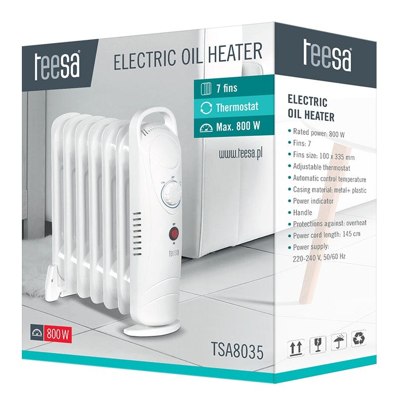 Teesa Radiator Radiator Teesa TSA8035 | 800W, 2.7kg, 145cm, 240V