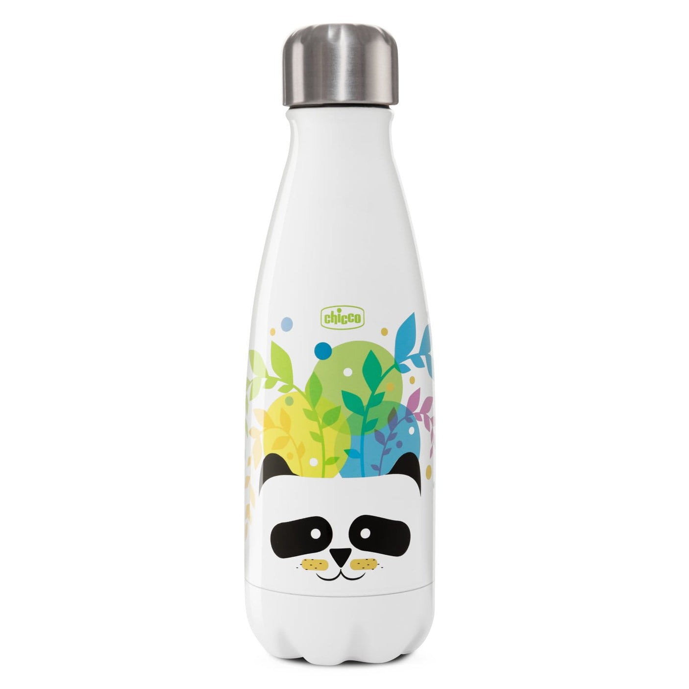 Chicco Îngrijire bebe Termos Inox Pentru Copii Chicco 1008110-7 | 350ml, Alb, Figurine Panda, 3ani+