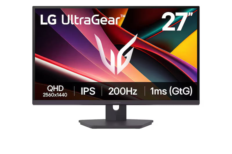 LG Monitor PC Monitor Gaming 27" LG UltraGear™ G6 , QHD display, 200Hz, sRGB 99% (Typ.), 1ms (GtG), Negru