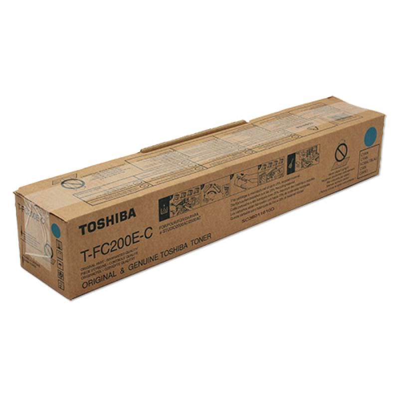 TOSHIBA Toner original Toshiba T-FC200E/TFC200E Cyan 6AJ00000119, 6AJ00000259