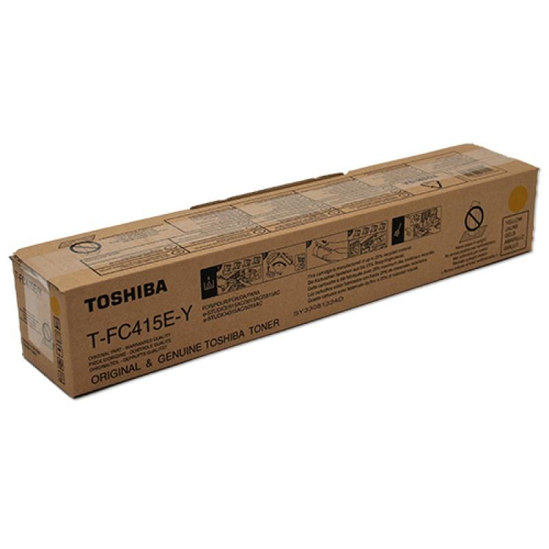 TOSHIBA Toner Original Toshiba T-FC415EY Galben (6AJ00000182 / 6AJ00000289) pentru imprimante compatibile Toshiba