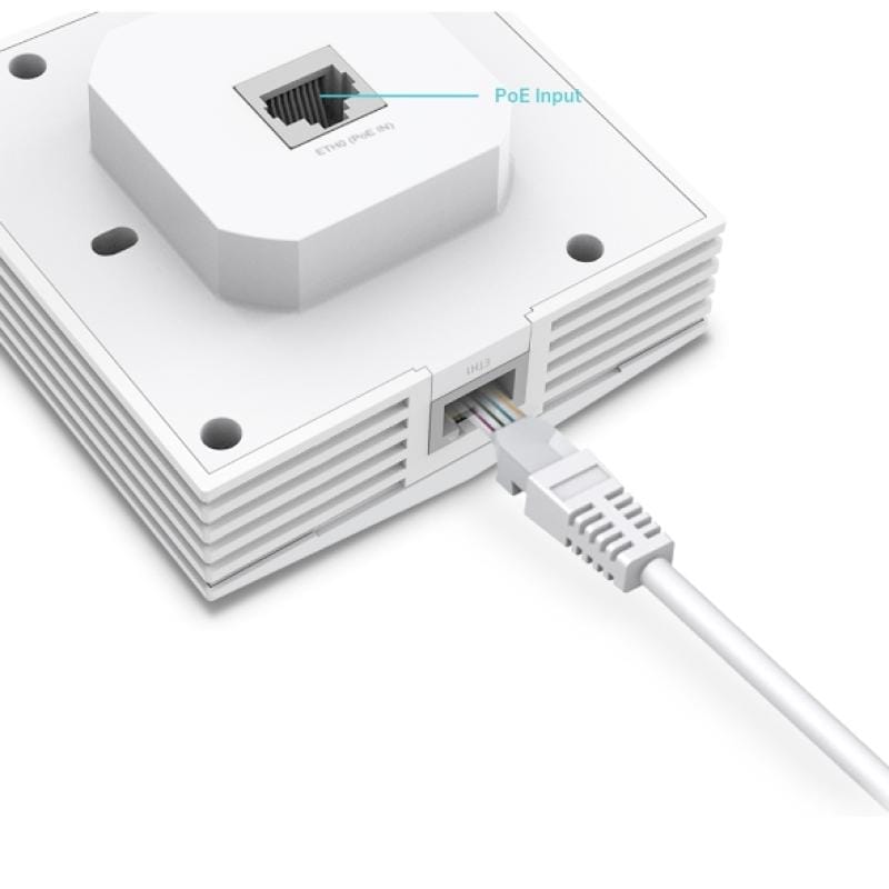 TP-Link Access Point Access Point TP-Link EAP650-WALL 141912 | Wi-Fi 6 AX3000, Montaj Perete, Hoteluri si Birouri