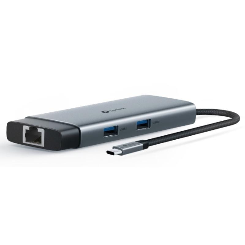 TP-Link TP-LINK UH6120C Hub USB-C Multiport cu HDMI și Ethernet, Convertor Media Compact, Plug & Play