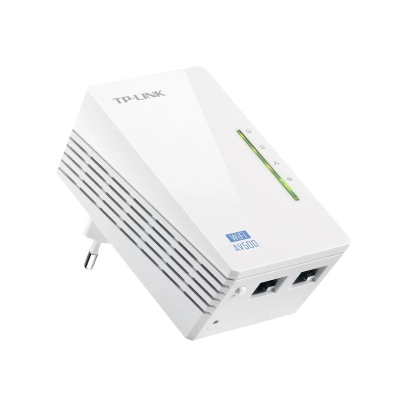 TP-Link Adaptor Powerline TP-Link TL-WPA4220 cu Wi‑Fi, extindere rețea prin priză și porturi Ethernet