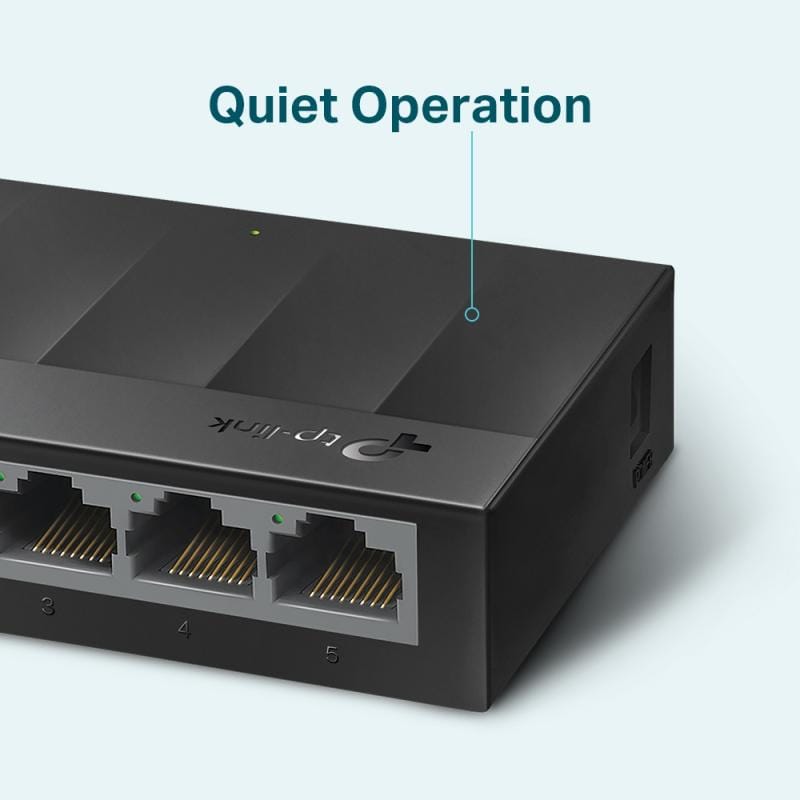 TP-Link Switch Switch TP-Link LS1005G | 5 Porturi Gigabit, Plug-and-Play, Silentios