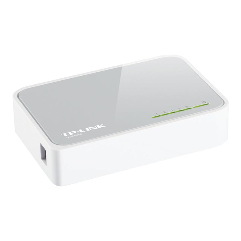 TP-Link Switch TP-Link TL-SF1005D, 5 porturi Fast Ethernet 10/100 Mbps, Plug & Play, design compact