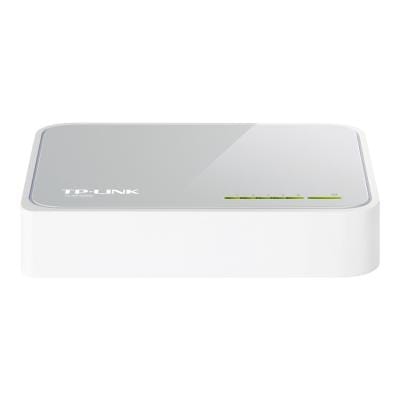 TP-Link Switch TP-Link TL-SF1005D, 5 porturi Fast Ethernet 10/100 Mbps, Plug & Play, design compact