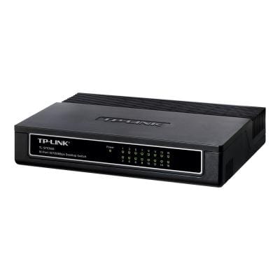 TP-Link Switch TP-Link TL-SF1016D, 16 porturi Fast Ethernet 10/100 Mbps, Plug & Play, design compact, silent