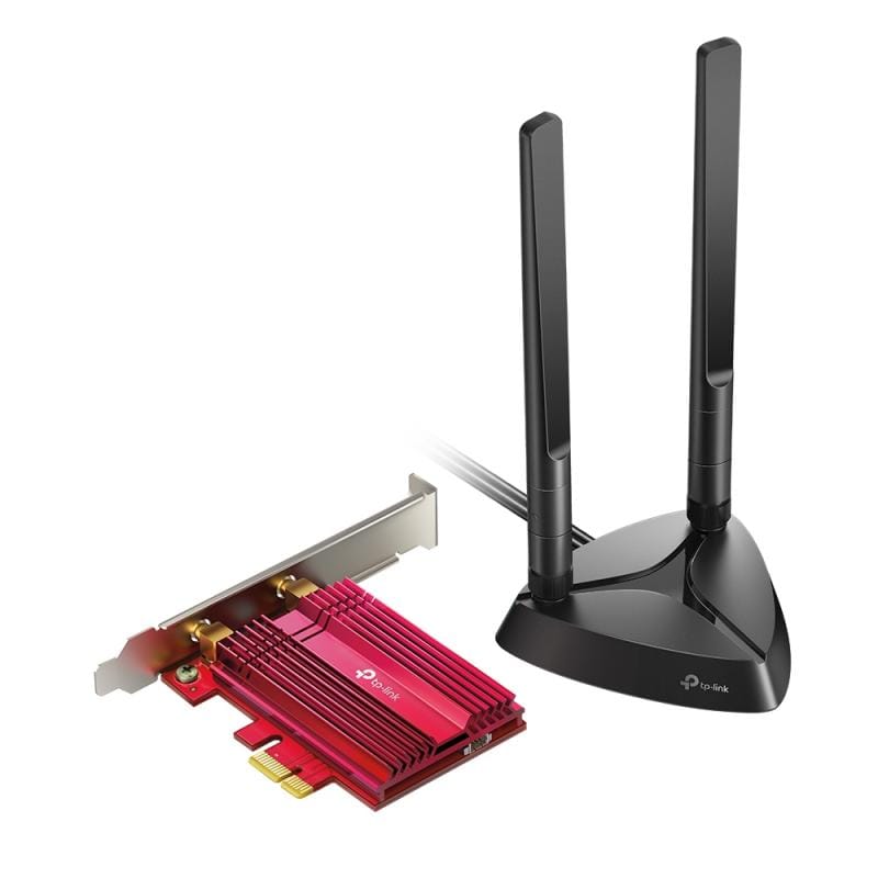TP-Link Adaptor Wi‑Fi TP‑Link Archer TX3000E PCIe AX3000 Wi‑Fi 6, Bluetooth, antene externe, WPA3
