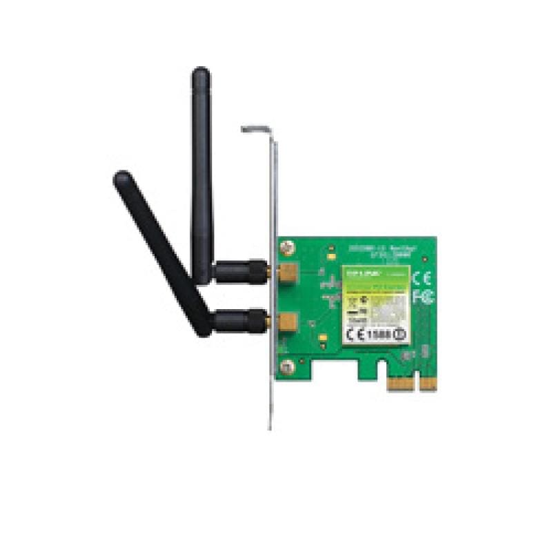 TP-Link Placă de rețea Wi‑Fi PCIe TP-LINK TL-WN881ND 300 Mbps, adaptor wireless pentru PC desktop