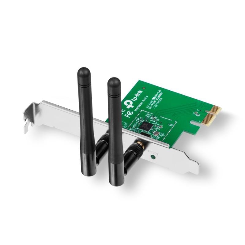 TP-Link Placă de rețea Wi‑Fi PCIe TP-LINK TL-WN881ND 300 Mbps, adaptor wireless pentru PC desktop