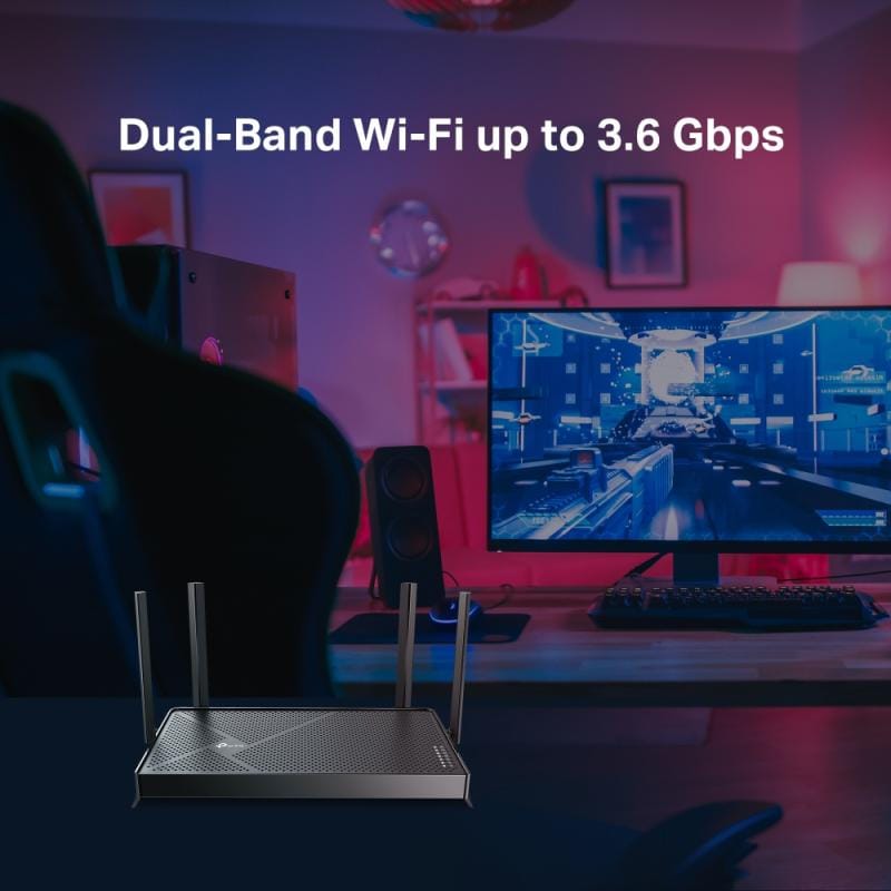 TP-Link Router Wi‑Fi TP‑Link Archer BE230, conexiune rapidă și stabilă pentru streaming, jocuri și telemuncă