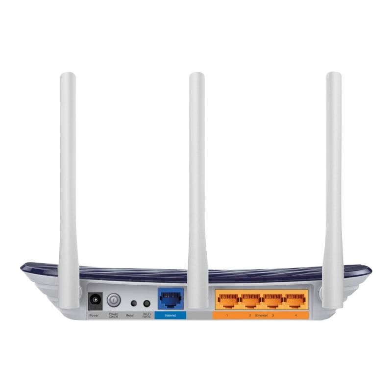 TP-Link Router Wi‑Fi TP‑Link Archer C20 Dual‑Band AC750, 2.4 GHz + 5 GHz, pentru casă și birou mic