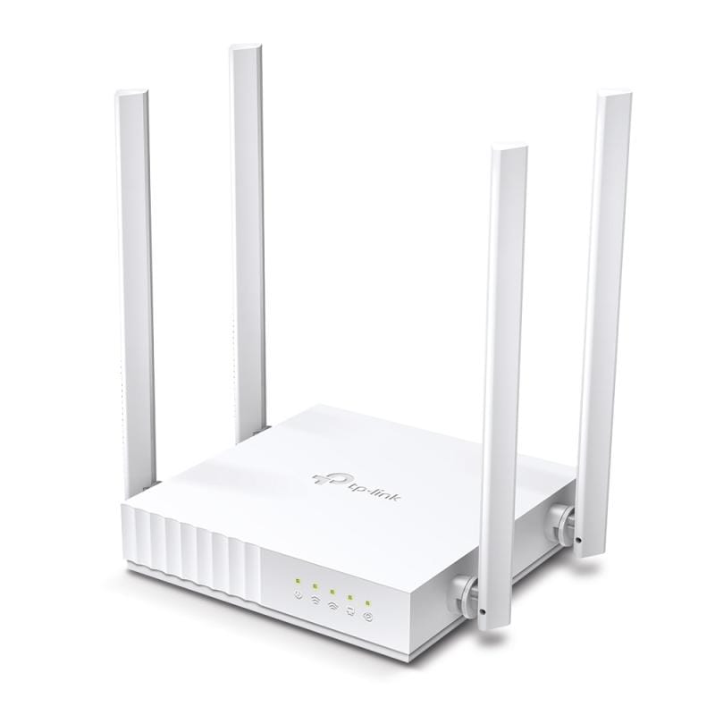 TP-Link Router Wi‑Fi TP‑Link Archer C24 AC750 Dual Band, 4 porturi LAN, administrare ușoară, pentru acasă și birou