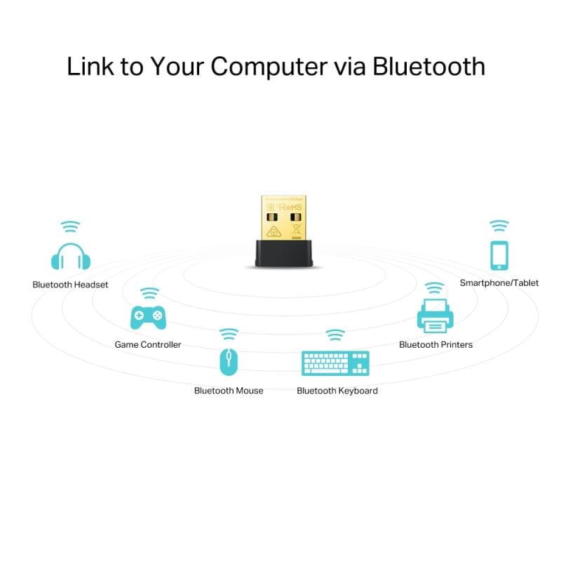 TP-Link Adaptor USB Wi‑Fi TP‑Link Archer T2UB Nano, Dual Band AC600, cu Bluetooth 4.2