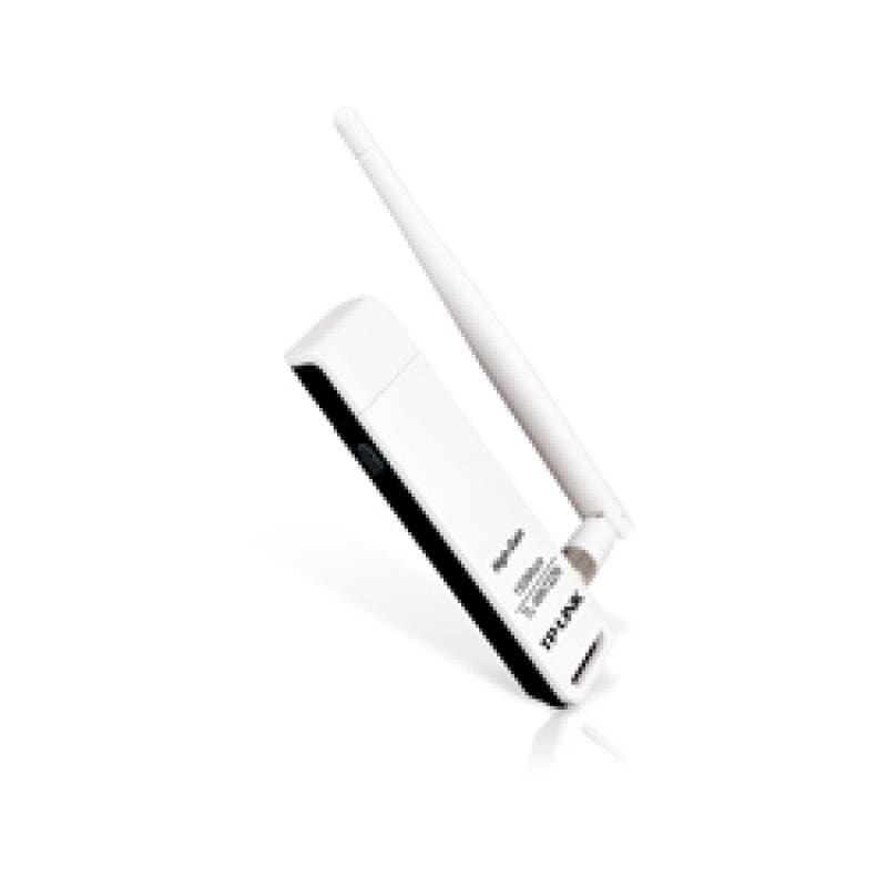 TP-Link Adaptor Wi‑Fi USB TP‑LINK TL‑WN722N pentru PC/Laptop, conexiune stabilă și recepție îmbunătățită semnal