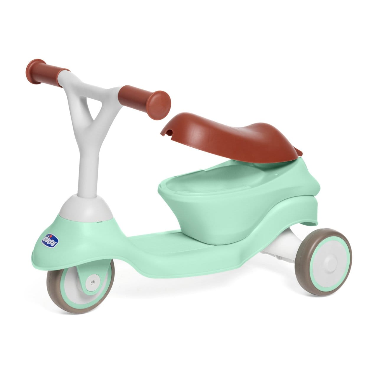 Chicco Îngrijire bebe Tricicleta Chicco Ride On 2 in 1 1218820-1 | Transformabila in Trotineta, Verde Menta, 1-4 Ani