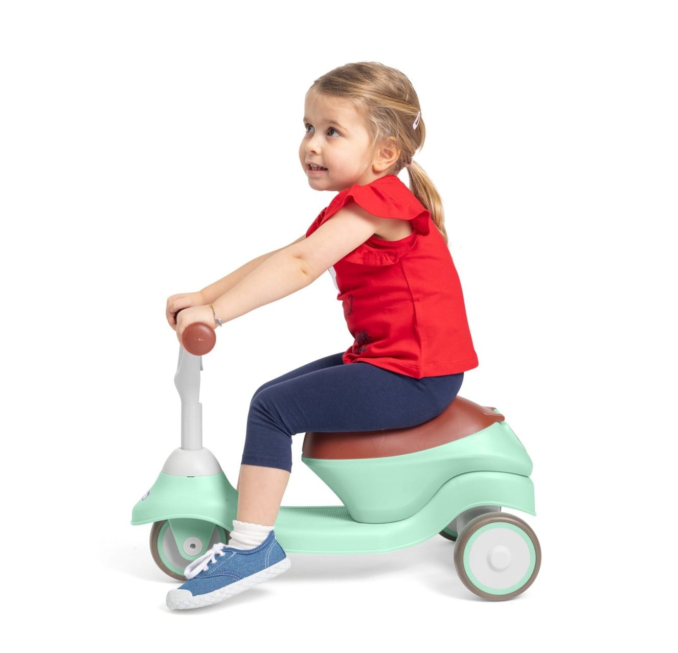 Chicco Îngrijire bebe Tricicleta Chicco Ride On 2 in 1 1218820-1 | Transformabila in Trotineta, Verde Menta, 1-4 Ani