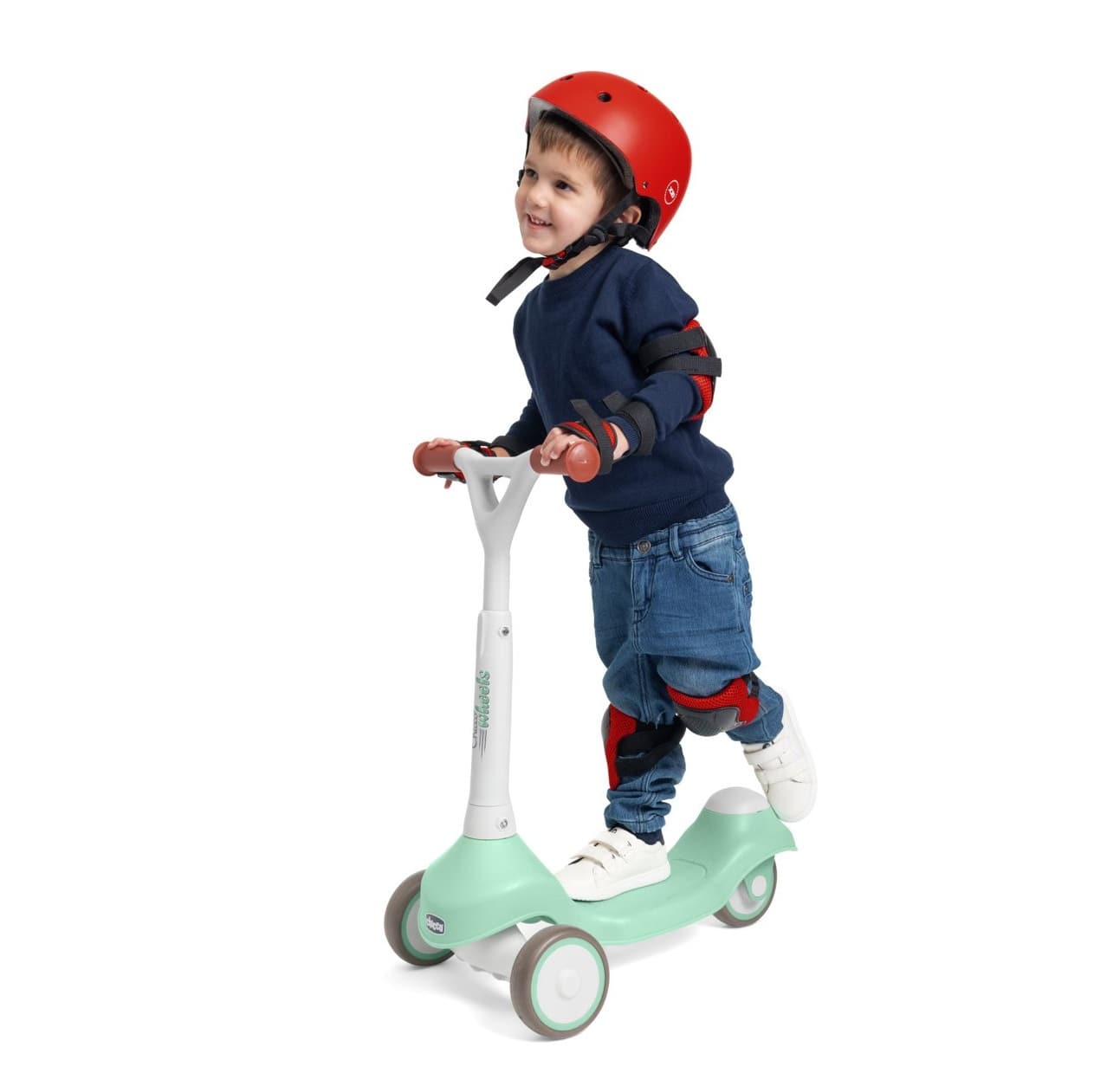 Chicco Îngrijire bebe Tricicleta Chicco Ride On 2 in 1 1218820-1 | Transformabila in Trotineta, Verde Menta, 1-4 Ani