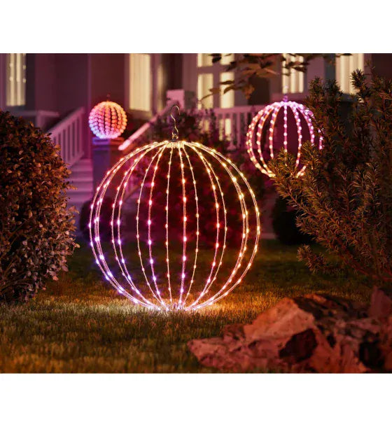 Twinkly Glob decorativ smart Twinkly Sphere 3D 43 cm 210 LED RGB+W IP44