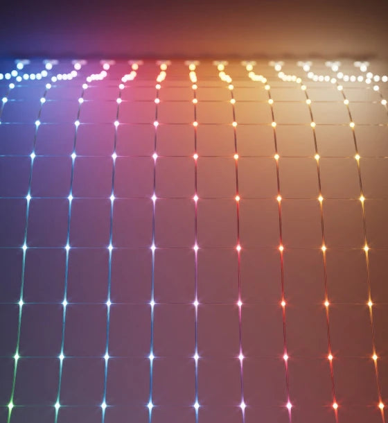 Twinkly Instalatie tip Plasa Twinkly Net 240 LED RGB 1 45x 2 4 m cablu transparent IP44