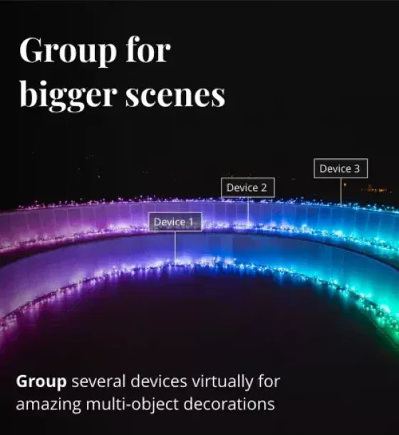 Twinkly Instalatie Twinkly Cluster cu 400 de LEDuri RGB 6m