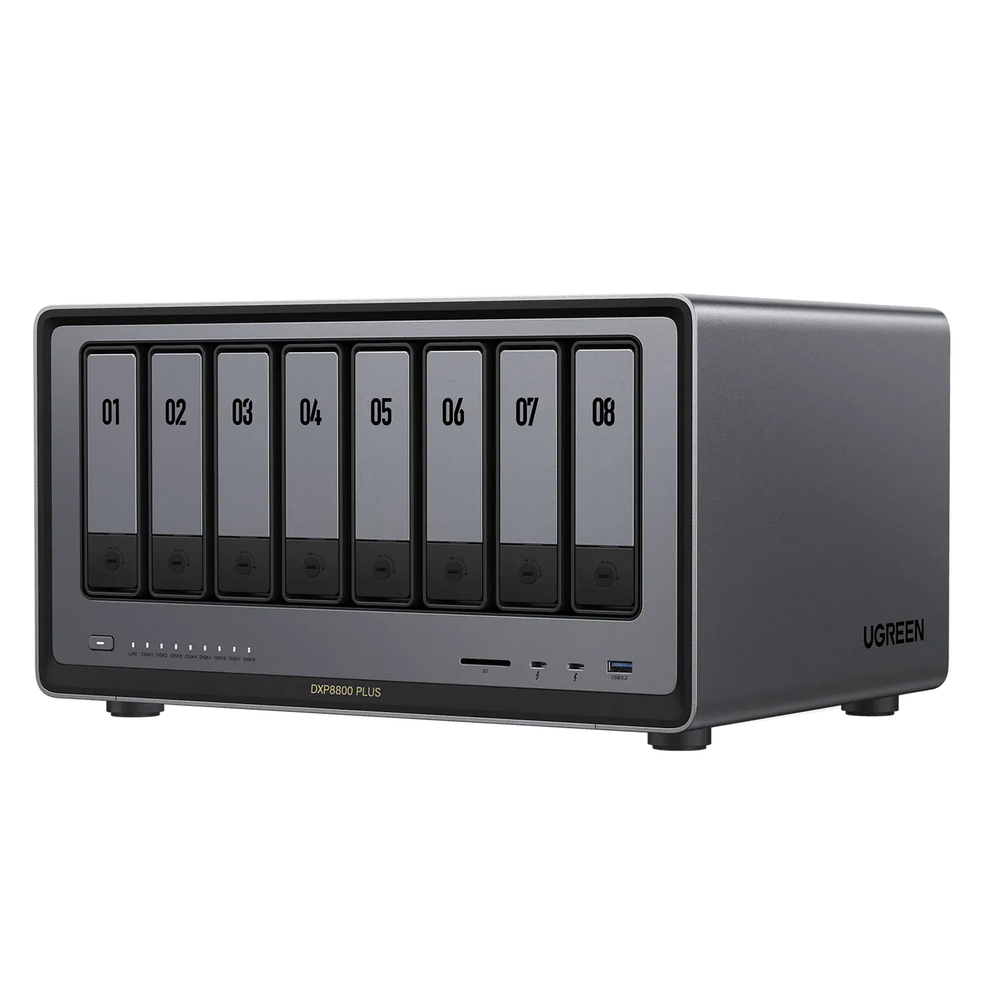 Ugreen NAS NAS Ugreen DXP8800Plus-35127B | Intel i5-1235U, 8-Bay, 8GB DDR5, 128GB SSD, HDMI 8K