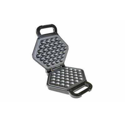 UNOLD Aparat Bubble Waffle Unold Bobby 48245, negru, plăci antiaderente, coacere rapidă