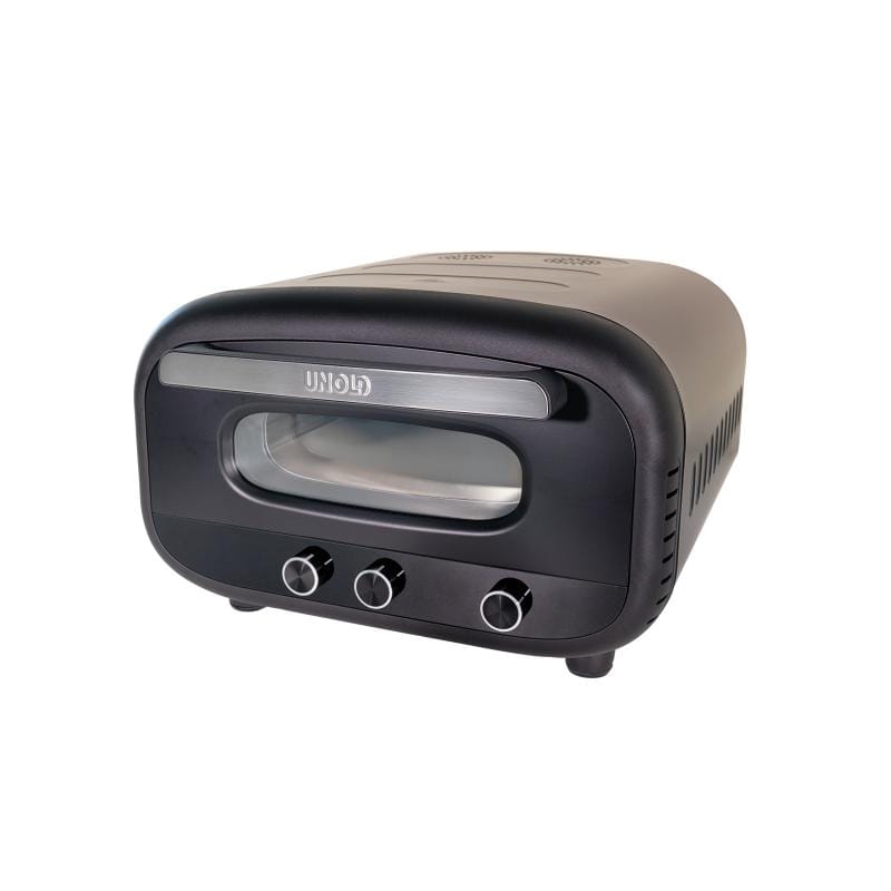 UNOLD Cuptor pentru pizza Unold Alfredo 68805, negru, pentru blat, coacere uniformă, design compact