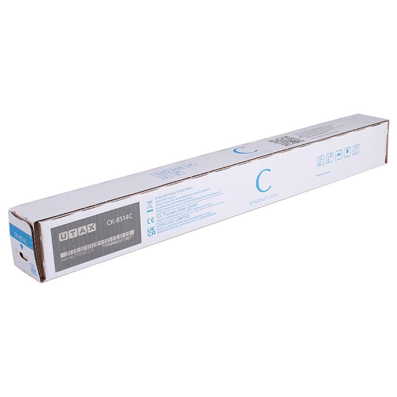 Utax Toner Original Utax CK-8514C (CK8514C) Cyan, 1T02NDCUT1/1T02NDCUT0