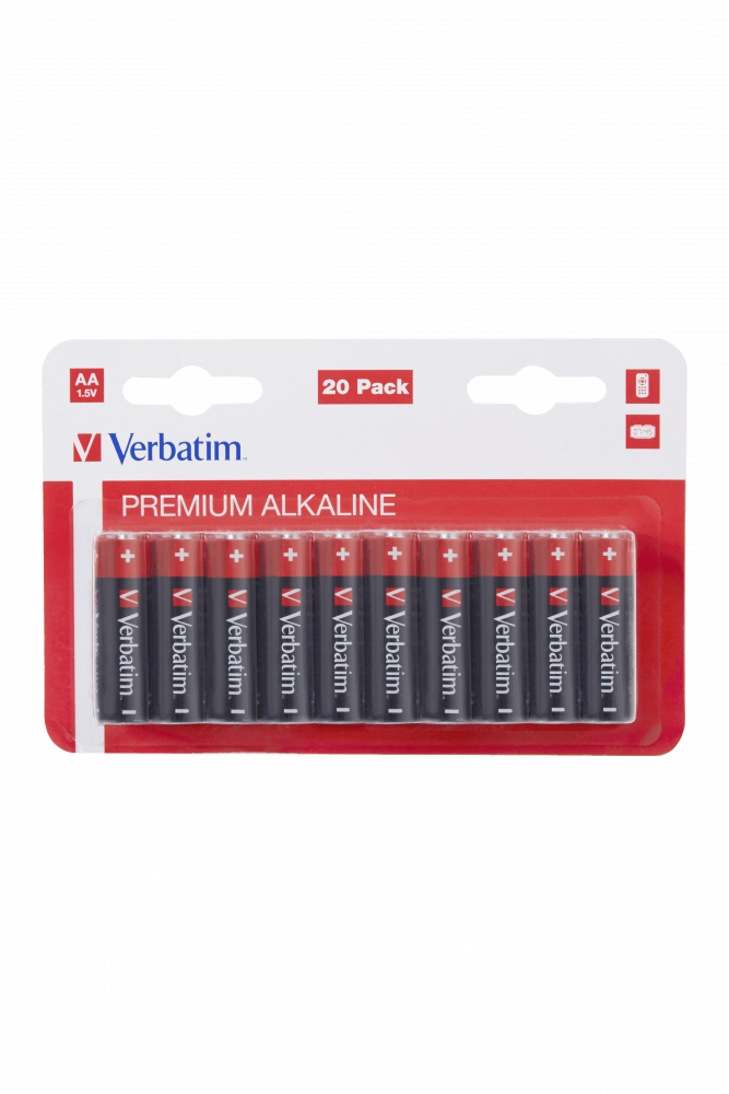 Verbatim Baterie Baterie Verbatim 49877 | 1.5V, AA, 20, Digital, Portabil