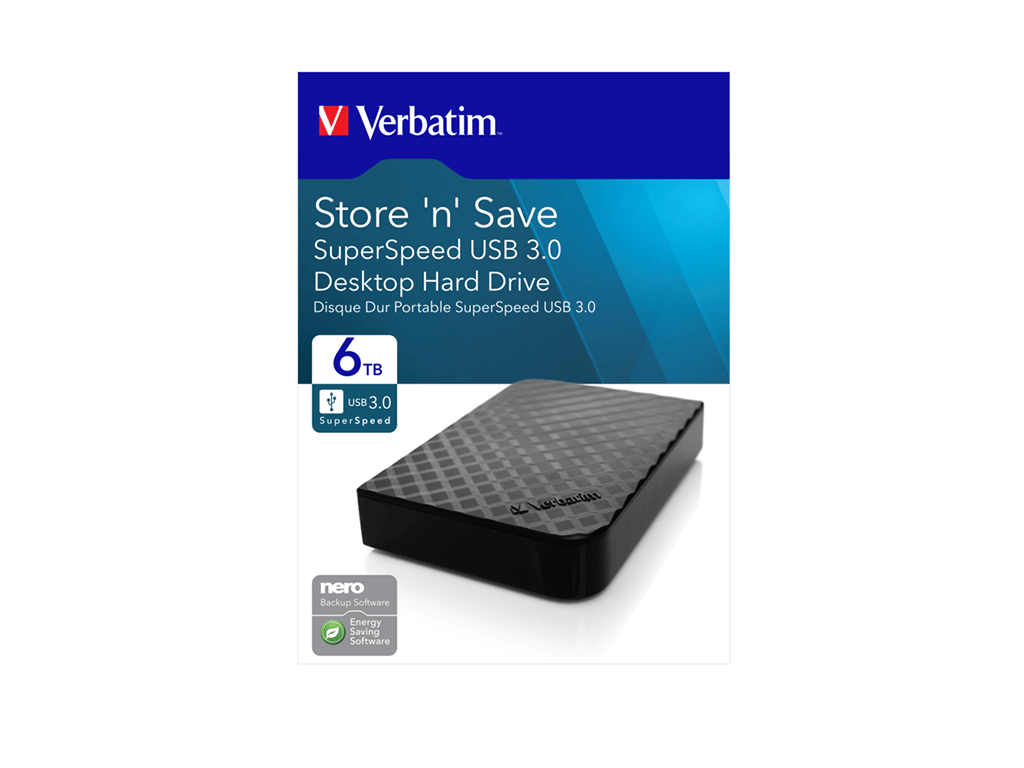 Verbatim HDD Extern HDD Verbatim 47686 | 6TB
