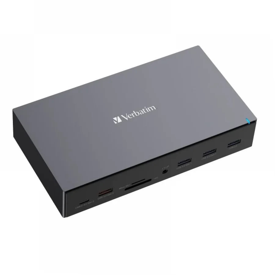 Docking Station USB-C Verbatim CDS-17 32172 | 17 Porturi, 100W PD, 8K HDMI, Negru