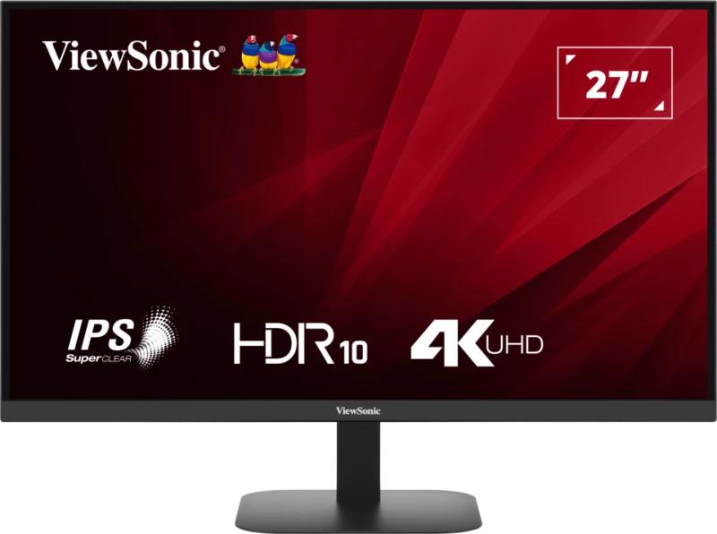 VIEWSONIC Monitor LCD 27" 4K, VIEWSONIC, VA2708-4K-HD, Ecran IPS, Cod UPC: 766907027167, Garantie 24 luni