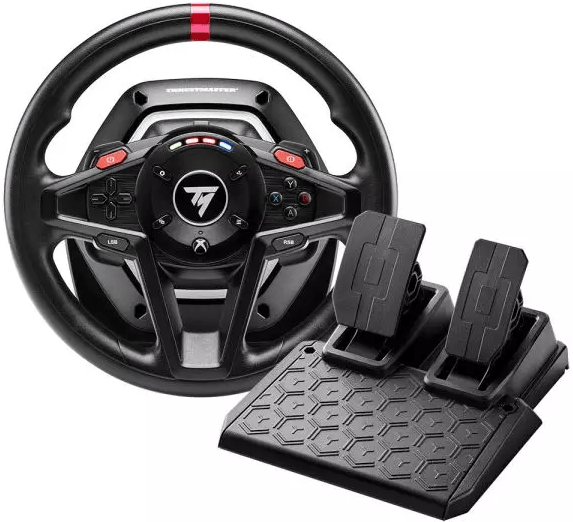 Thrustmaster Volan Gaming Volan Thrustmaster T128-P SIMTASK FARMING PACK EU 4160937 | PC/PS4/PS5, Force Feedback, Pedale Incluse