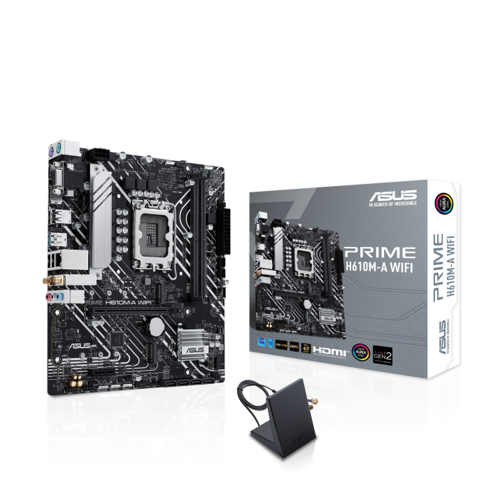 Placa de baza Asus Prime H610M-A, WIFI IntelH610, ATX DDR4, WIFI 5