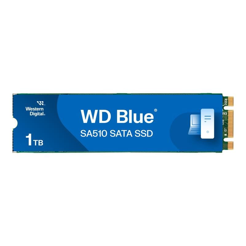 WESTERN DIGITAL SSD intern Western Digital Blue SA510 1TB, M.2 2280 SATA (WDS100T3B0B)