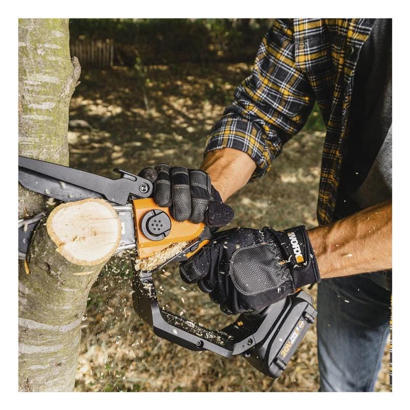 Worx Fierăstrău cu lanț Worx WG324E compact fără fir 20V, cu acumulator și încărcător inclus