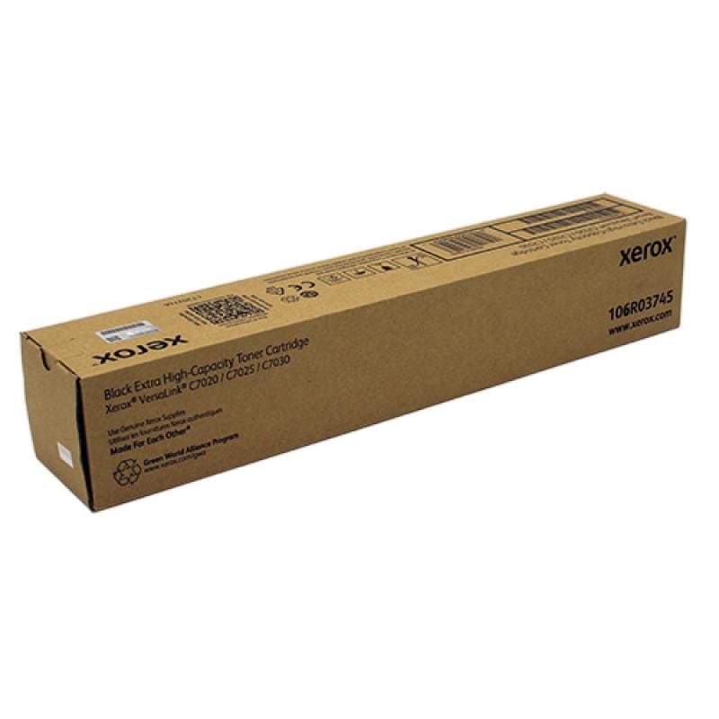 XEROX Toner Original Xerox DMO 106R03745 Negru pentru WorkCentre C7020 – Imprimare Clară și Uniformă