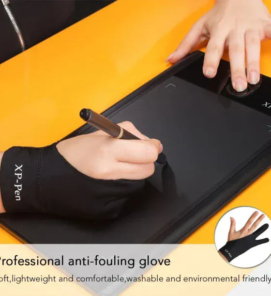 XP-Pen Manusa anti-frecare Xp-PEN AC08 pentru tablete grafice lycra marimea S Negru