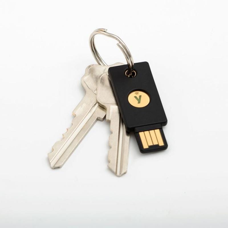 Yubico Cheie de securitate Yubico YubiKey 5 NFC USB pentru autentificare FIDO2/WebAuthn și U2F, 2FA anti-phishing