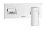 Duravit Baterie lavoar Duravit, Manhattan single lever basin mixer concealed installation, incastrat, montare pe perete, monocomanda, proiectie 189mm, necesita corp instalare GK1900004000, crom