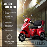 Samus Trotineta electrica Trotineta Electrica Samus Dallas-3R1-10T1000-60V20-Red | 1000W, 60V, 20Ah, Rosu