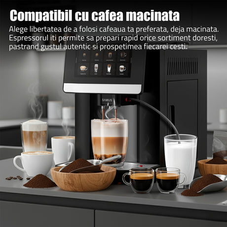Espressor Samus MAGNIFIQUE 19 | 1.7L, 19 Bar, Negru