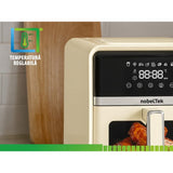 NobelTek SDA Air Fryer Friteuza cu aer NobelTek NAF1400C | 5L, 1400W, 8 programe, Crem