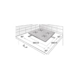 Beko Plita pe gaz Plita pe Gaz Beko HILW64225SZG | 60cm, 4 Arzatoare, Wok, Sticla Gri