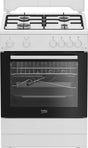 Beko Aragaz Aragaz Beko FBGT62110GWO | 4 Arzatoare, Grill Gaz, Rotisor, Timer, 60x60x85cm