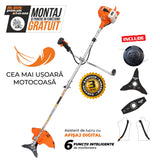 Ruris Motocoasa Motocoasa RURIS RR242BRAVO | Concept Khumma, 2 timpi, Capacitate rezervor 600 ml, 1 CP