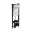 Roca Set 2 in 1 rezervor WC Roca, ECO FRAME SET K01 CHROME + PLATE K01 CHROME, cadru otel, incastrat, 1.13m, suporti perete, placa de actionare, crom