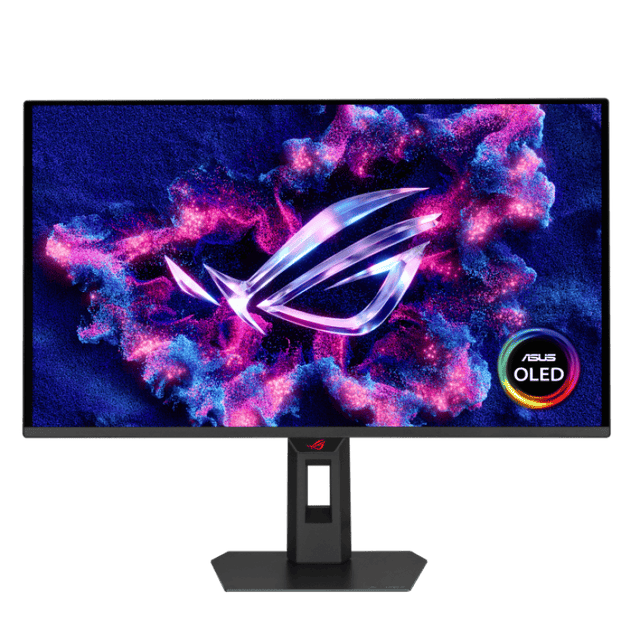 Asus Monitor Asus 26.5" XG27AQDNG, Diagonal (inch): 26.5, Diagonal (cm): 67, Aspect ratio: 16:9, Panel: QD-OLED, Resolution: 2560x1440, Refresh Rate: 360Hz, Response time GtG: 0.03ms, Brightness (max): 100